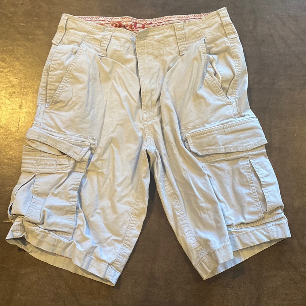 Red Camel Khaki Cargo Shorts
